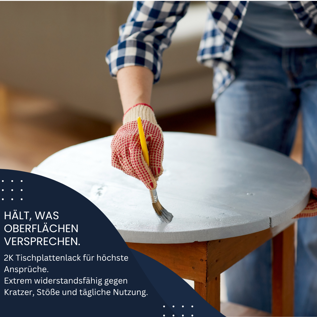 Contura 2K Hartlack Tischplattenlack Color Set 2 Komponenten Farbe Thekenlack Buntlack - Farbmanufaktur Contura Berkemeier - Farbmanufaktur Contura Berkemeier