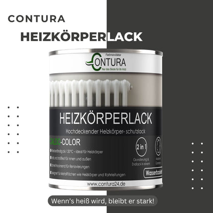 Contura Heizkörperlack WUNSCHFARBTON Heizungslack Heizkörperfarbe Heizung Farbe Radiator Metalllack - Farbmanufaktur Contura Berkemeier - Farbmanufaktur Contura Berkemeier