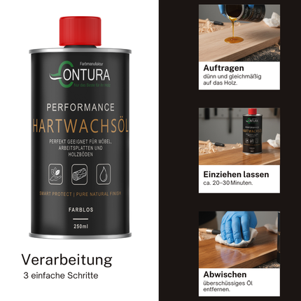 Contura Performance Hartwachsöl Farblos Natur Holz-Öl Parkett Treppen Möbel uvm