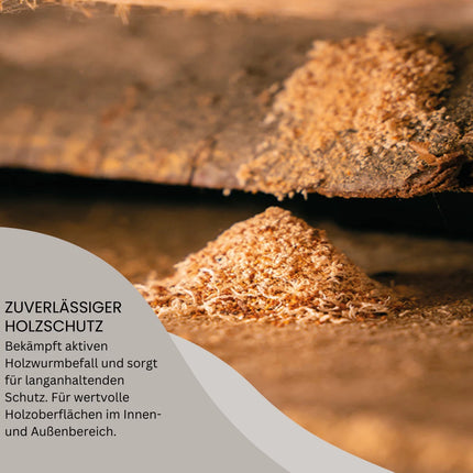 RABE Holzwurm Frei SP11 Effektiver Holzschutz verfestigend Holzbock Holzwurmmittel Ex - Farbmanufaktur Contura Berkemeier - Farben Rabe