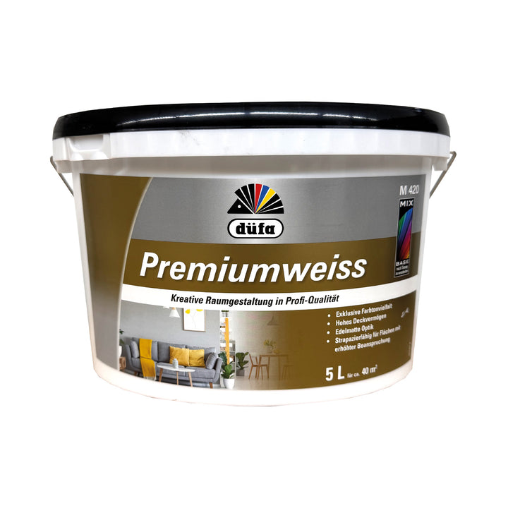 DÜFA Wandfarbe Premiumweiss MIX Wunschfarbton Innenfarbe - Farbmanufaktur Contura Berkemeier - Farbmanufaktur Contura Berkemeier