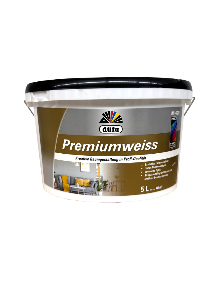 DÜFA Wandfarbe Premiumweiss MIX Wunschfarbton Innenfarbe - Farbmanufaktur Contura Berkemeier - Farbmanufaktur Contura Berkemeier