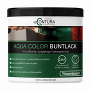 Contura 250ml. Buntlack Lackfarbe Lack Außen Innen Holz Metall Farbe Holzlack Möbellack