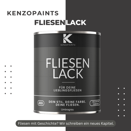 Kenzopaints Fliesenlack Fliesenfarbe - 750ml