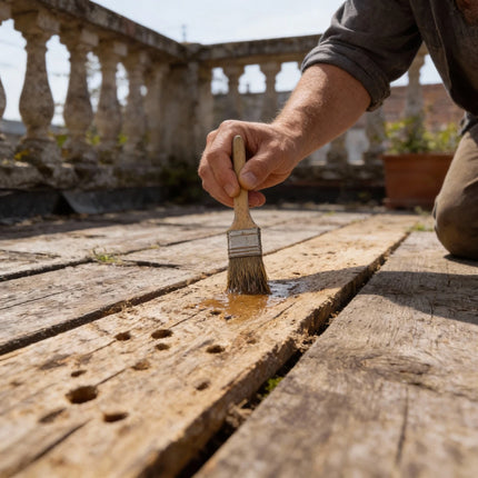 RABE Holzwurm Frei SP11 Effektiver Holzschutz verfestigend Holzbock Holzwurmmittel Ex - Farbmanufaktur Contura Berkemeier - Farben Rabe