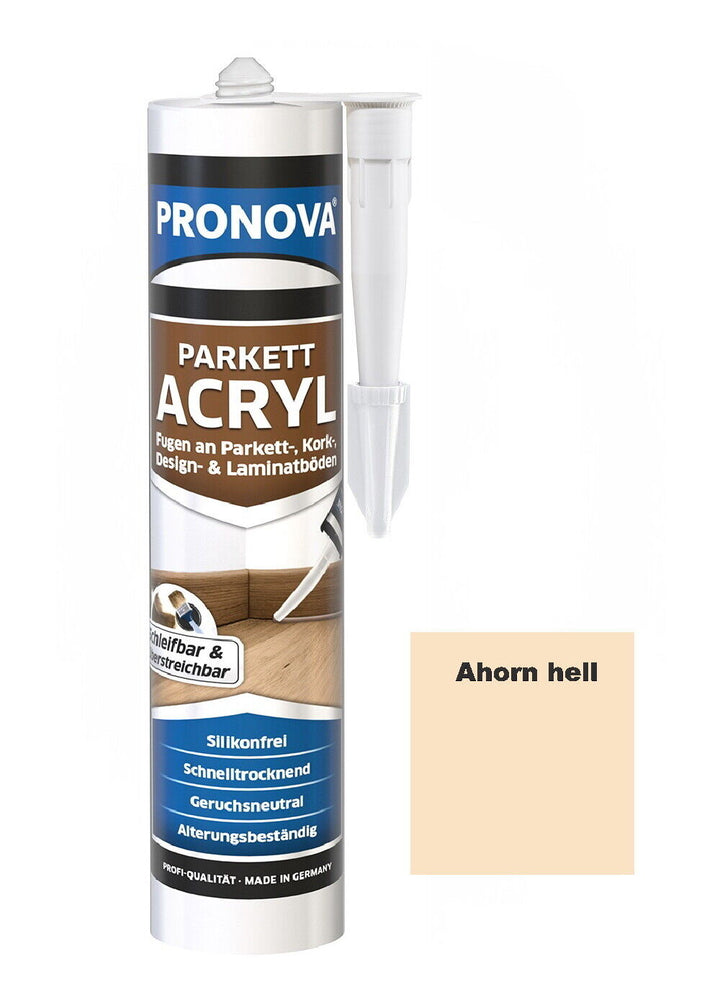 Pronova 300ml. Parkettfugendicht Laminat Holz Fugendichtmasse Holzkitt Möbel Acryl Fugenfüller - Farbmanufaktur Contura Berkemeier - Pronova