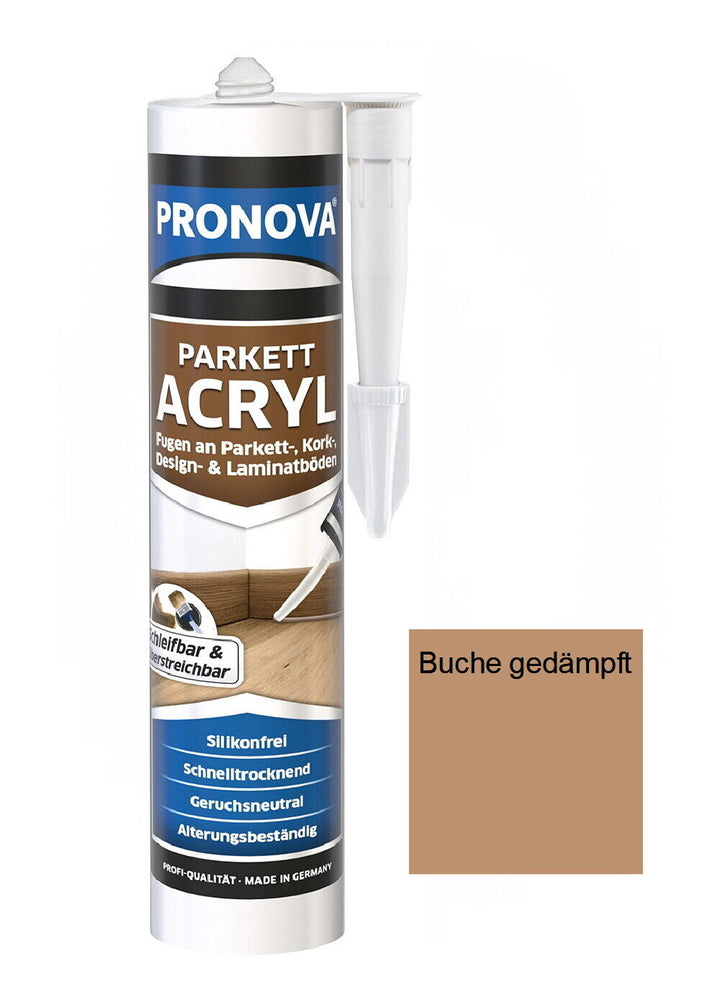 Pronova 300ml. Parkettfugendicht Laminat Holz Fugendichtmasse Holzkitt Möbel Acryl Fugenfüller - Farbmanufaktur Contura Berkemeier - Pronova