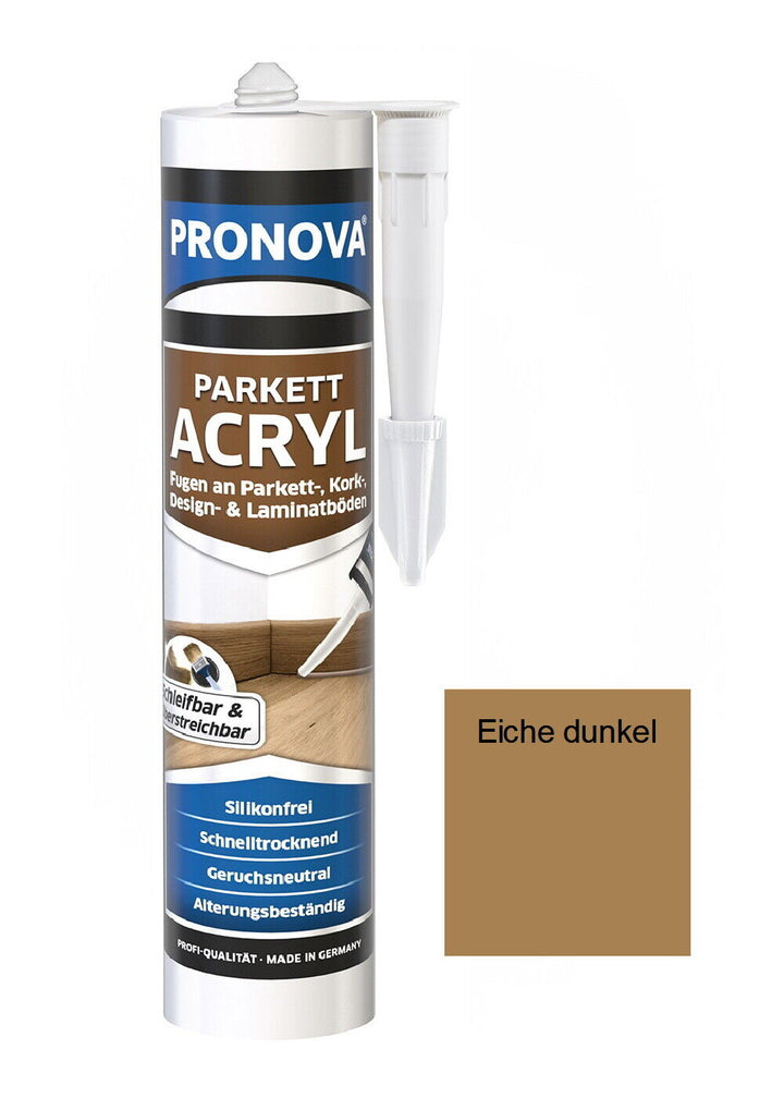 Pronova 300ml. Parkettfugendicht Laminat Holz Fugendichtmasse Holzkitt Möbel Acryl Fugenfüller - Farbmanufaktur Contura Berkemeier - Pronova