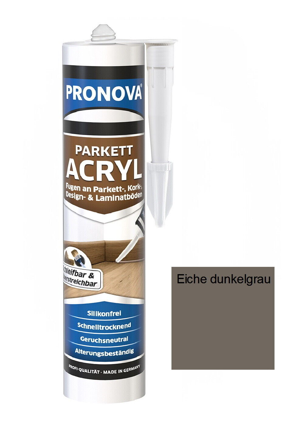 Pronova 300ml. Parkettfugendicht Laminat Holz Fugendichtmasse Holzkitt Möbel Acryl Fugenfüller - Farbmanufaktur Contura Berkemeier - Pronova
