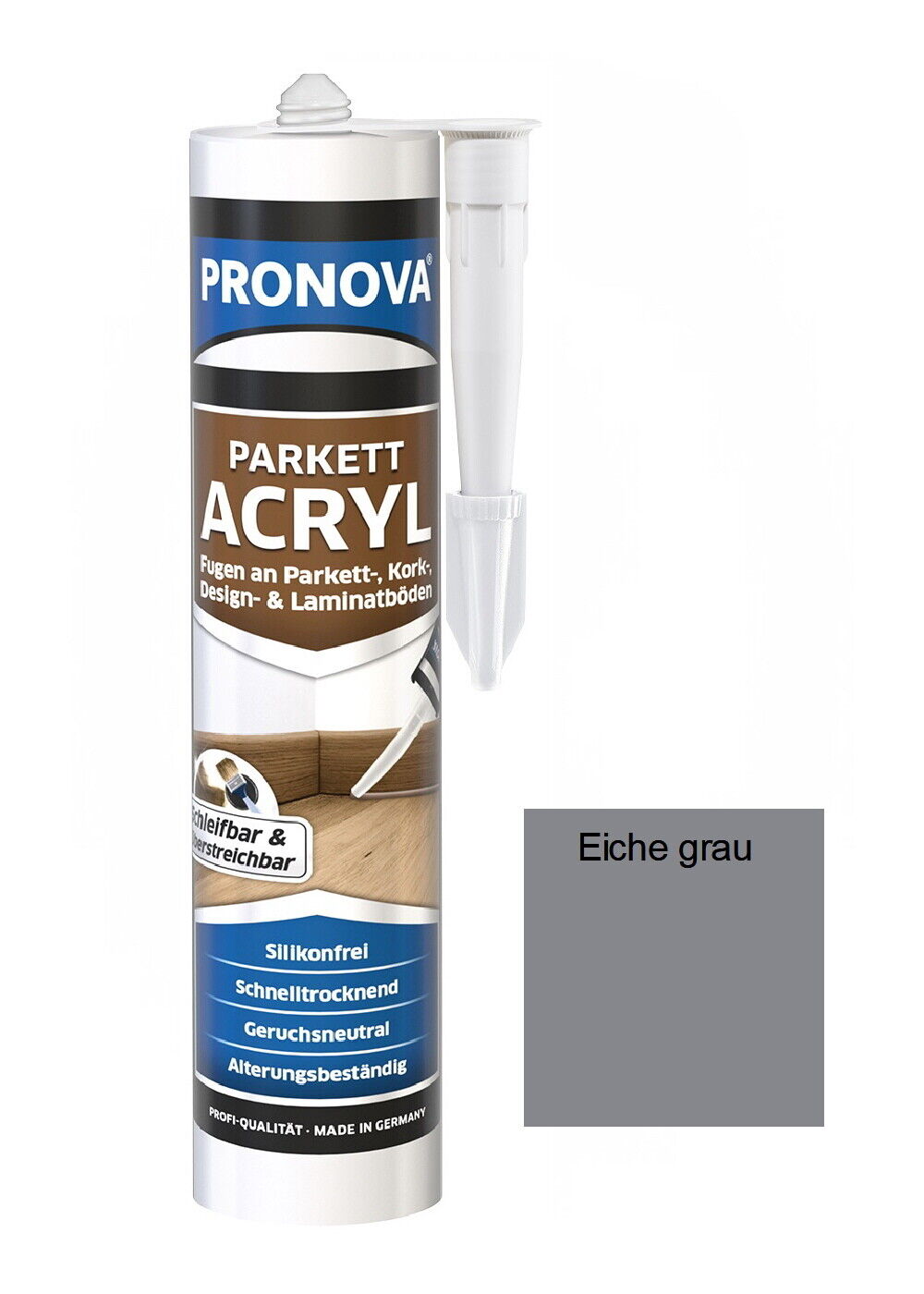 Pronova 300ml. Parkettfugendicht Laminat Holz Fugendichtmasse Holzkitt Möbel Acryl Fugenfüller - Farbmanufaktur Contura Berkemeier - Pronova