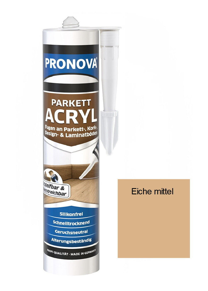 Pronova 300ml. Parkettfugendicht Laminat Holz Fugendichtmasse Holzkitt Möbel Acryl Fugenfüller - Farbmanufaktur Contura Berkemeier - Pronova