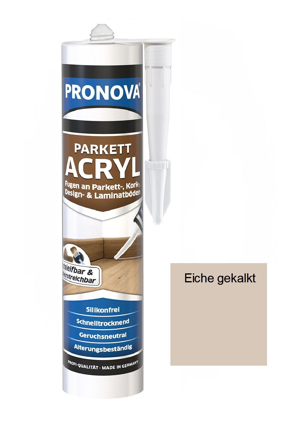 Pronova 300ml. Parkettfugendicht Laminat Holz Fugendichtmasse Holzkitt Möbel Acryl Fugenfüller - Farbmanufaktur Contura Berkemeier - Pronova