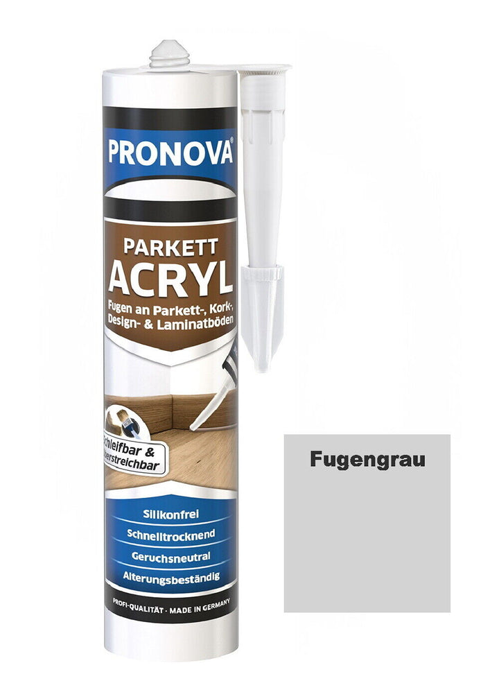 Pronova 300ml. Parkettfugendicht Laminat Holz Fugendichtmasse Holzkitt Möbel Acryl Fugenfüller - Farbmanufaktur Contura Berkemeier - Pronova