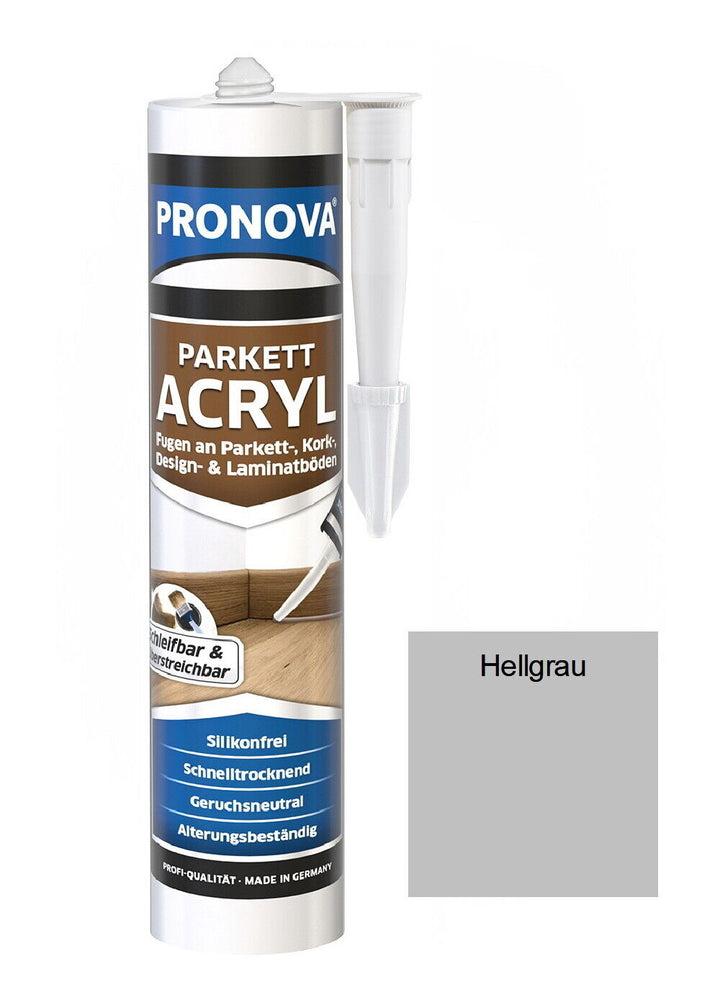 Pronova 300ml. Parkettfugendicht Laminat Holz Fugendichtmasse Holzkitt Möbel Acryl Fugenfüller - Farbmanufaktur Contura Berkemeier - Pronova