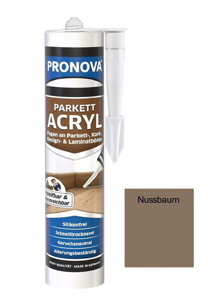 Pronova 300ml. Parkettfugendicht Laminat Holz Fugendichtmasse Holzkitt Möbel Acryl Fugenfüller - Farbmanufaktur Contura Berkemeier - Pronova