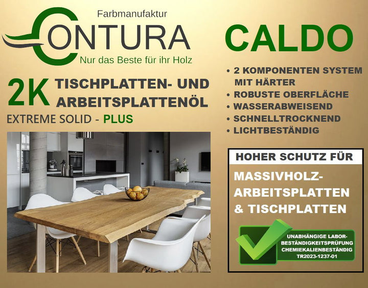 Contura Hartwachsöl 2K Arbeitsplattenöl Härter Holzöl Tische Theken Öl kratzfest Hartöl - Farbmanufaktur Contura Berkemeier - Farbmanufaktur Contura Berkemeier