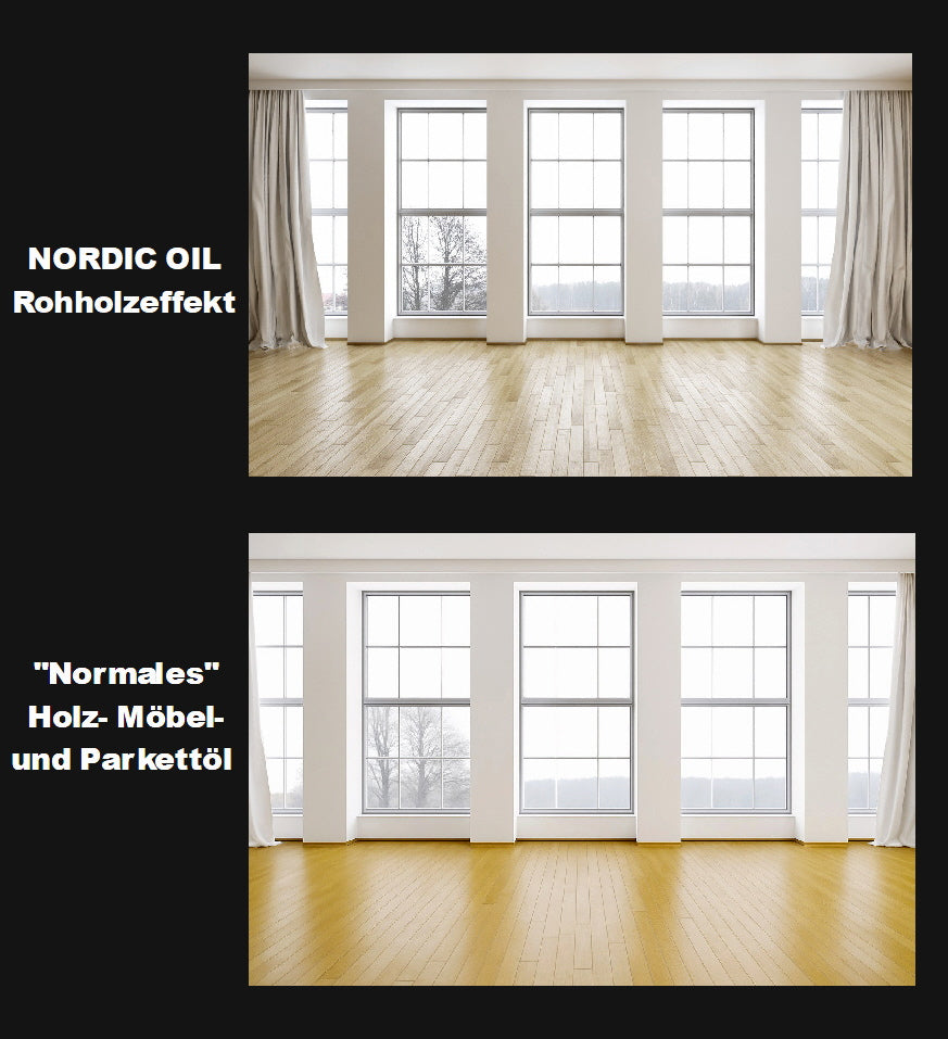 RABE Naturholz Effekt Holzöl Parkettöl Möbelöl KEIN ANFEUERN Fußboden Öl Rohholz - Farbmanufaktur Contura Berkemeier - Farben Rabe