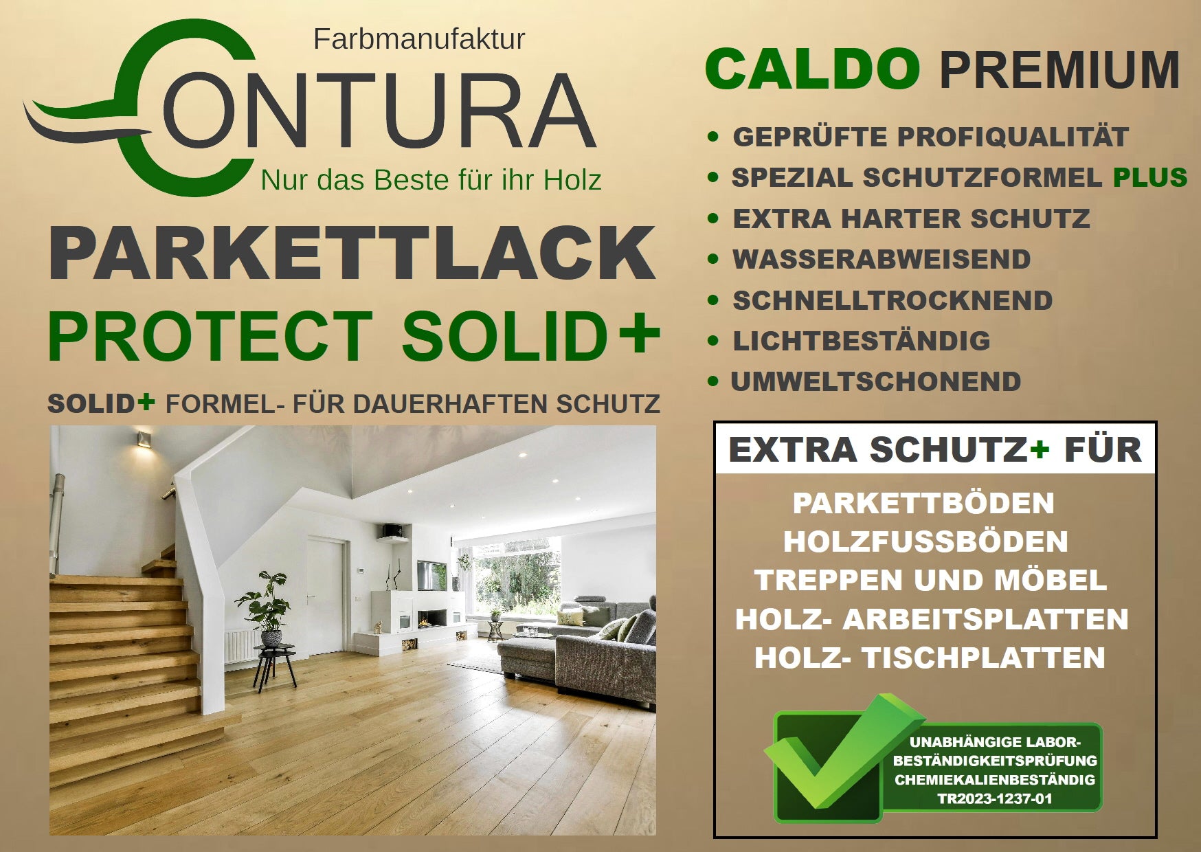 Contura Premium Protect Glänzend Parkettlack Treppenlack Dielenlack Fußbodenlack - Farbmanufaktur Contura Berkemeier - Farbmanufaktur Contura Berkemeier