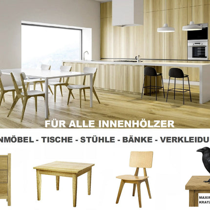 RABE 2K Hartlack für Tischplatten Thekenlack Gastronomie Möbel Holz lack farblos - Farbmanufaktur Contura Berkemeier - Farben Rabe