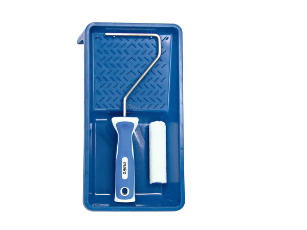 Mako Premium Lackroller-Set 10cm Farbwanne+Bügel+Rolle - Farbmanufaktur Contura Berkemeier - Mako