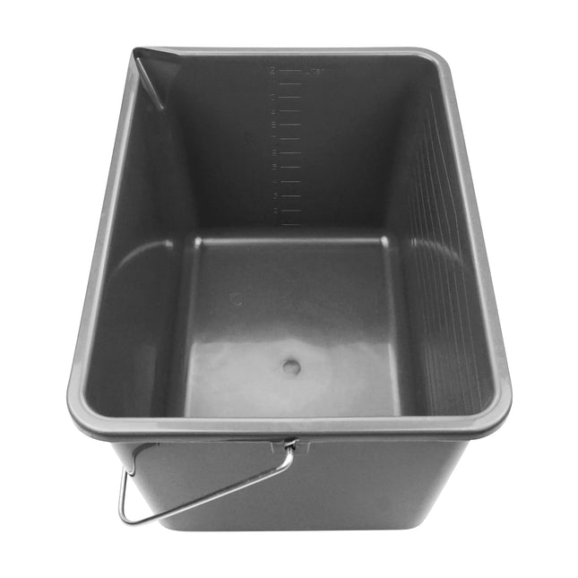 WOW TOOLS Plus Farbrollereimer mit Literskala und Abstreiffläche - Farbmanufaktur Contura Berkemeier - Mako