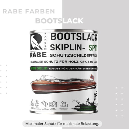 RABE Bootslack Skiplin SP11 High Solid 1K Yachtlack für Holz Metall GFK Boot Versiegelung Farbe - Farbmanufaktur Contura Berkemeier - Farbmanufaktur Contura Berkemeier