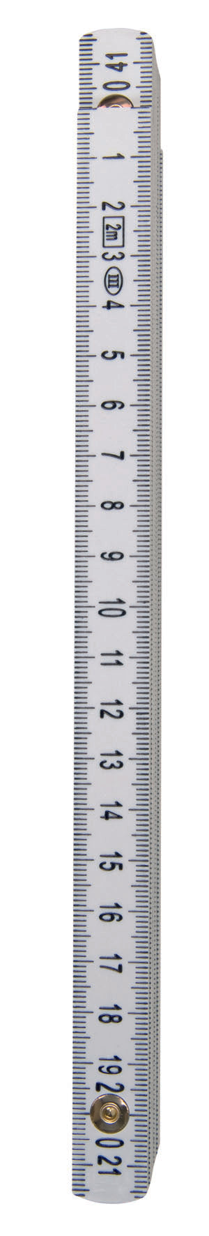 WOW TOOLS Plus Gliedermaßstab 2 Meter Zollstock - Farbmanufaktur Contura Berkemeier - Mako