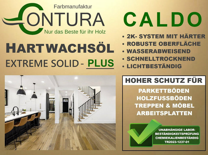 Contura Hartwachsöl 2K mit Härter Premium Holzöl Parkettöl Objektöl Treppenöl Fußbodenöl - Farbmanufaktur Contura Berkemeier - Farbmanufaktur Contura Berkemeier