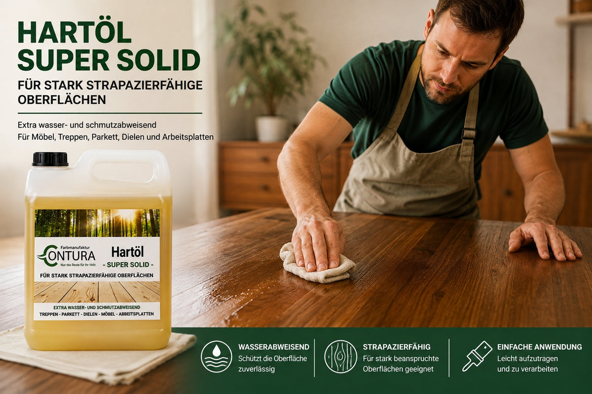 Contura Premium Arbeitsplattenöl Hartöl Holzöl Holzschutz Möbelöl Pflegeöl