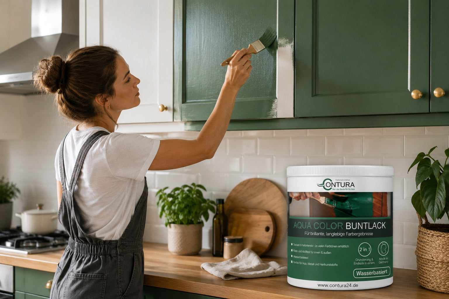 Contura 750ml. Buntlack Lackfarbe Lack Außen Innen Holz Metall Farbe Holzlack Möbellack