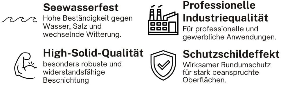 RABE Bootslack Skiplin SP11 High Solid 1K Yachtlack für Holz Metall GFK Boot Versiegelung Farbe - Farbmanufaktur Contura Berkemeier - Farbmanufaktur Contura Berkemeier