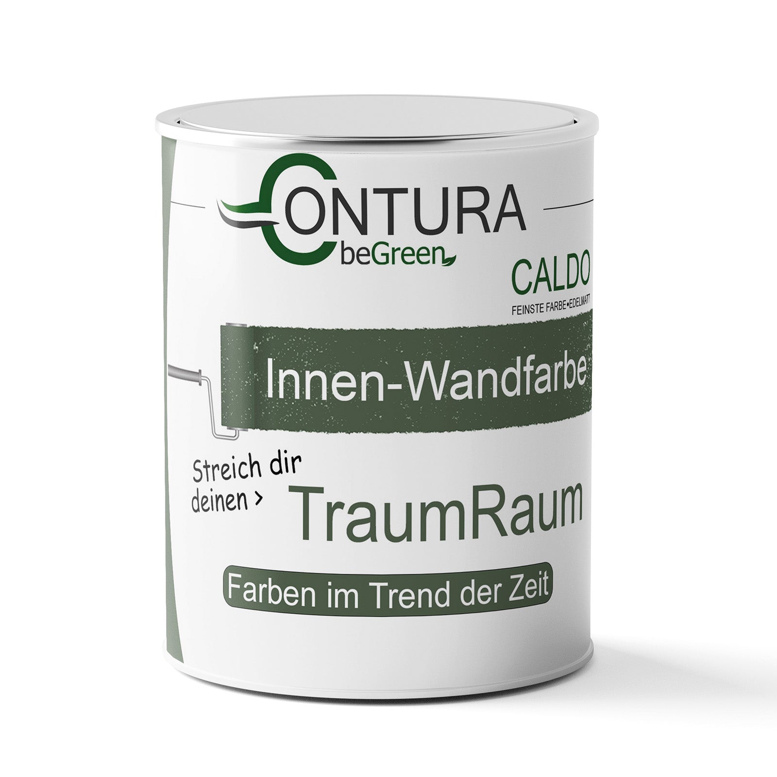 Contura Caldo BeGreen Wandfarbe 1 Liter - Farbmanufaktur Contura Berkemeier - Farbmanufaktur Contura Berkemeier