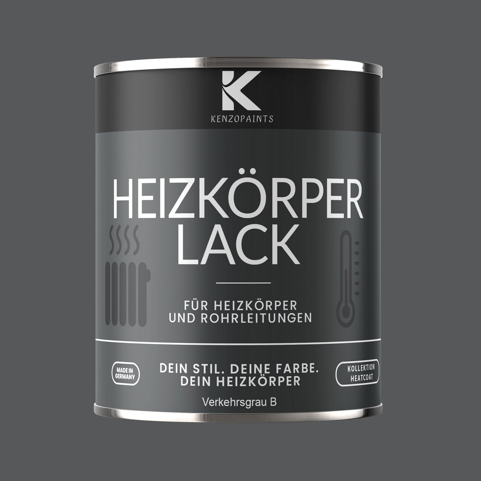 Kenzopaints Heizkörperlack Heizungslack - 750ml - Farbmanufaktur Contura Berkemeier - Farbmanufaktur Contura Berkemeier