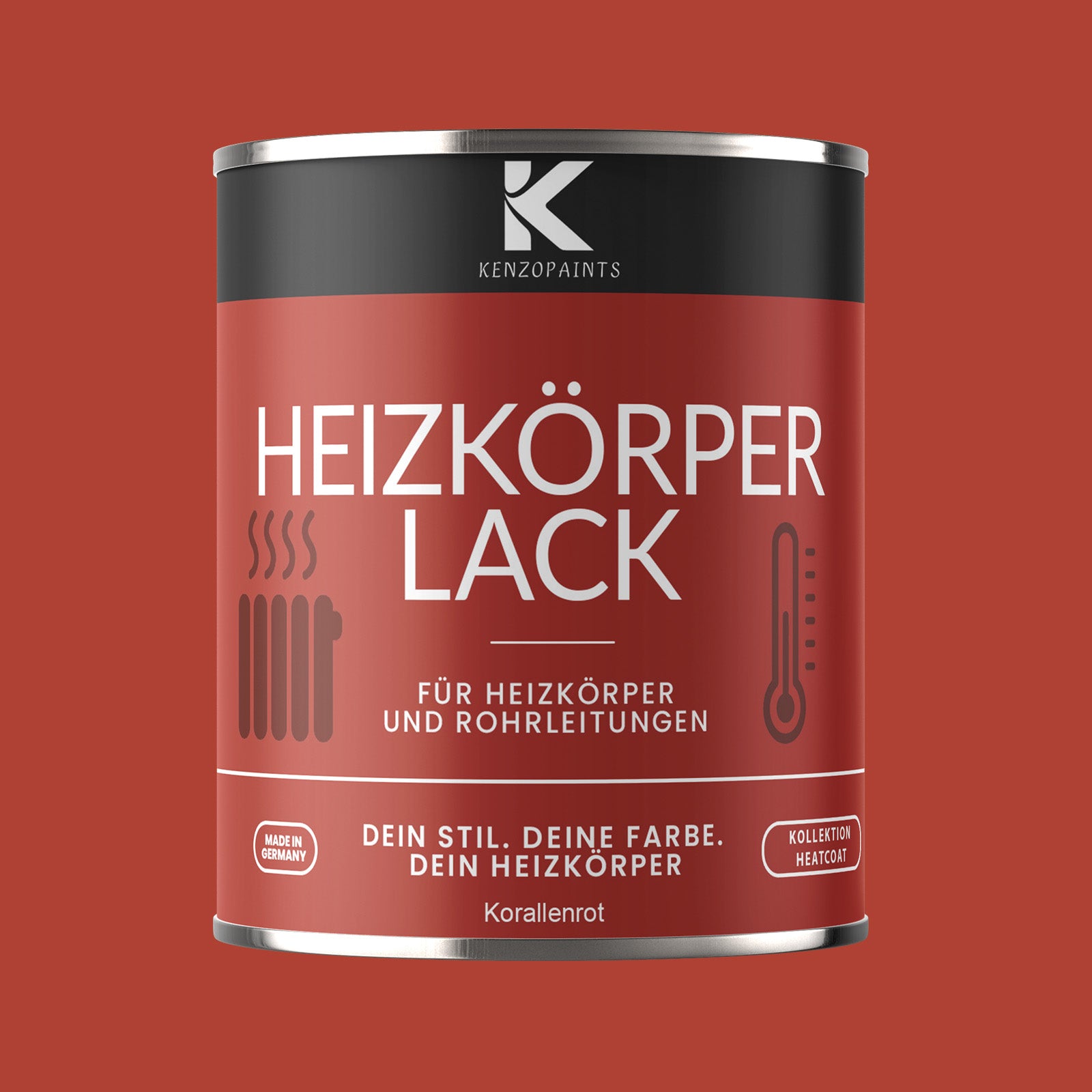 Kenzopaints Heizkörperlack Heizungslack - 750ml - Farbmanufaktur Contura Berkemeier - Farbmanufaktur Contura Berkemeier