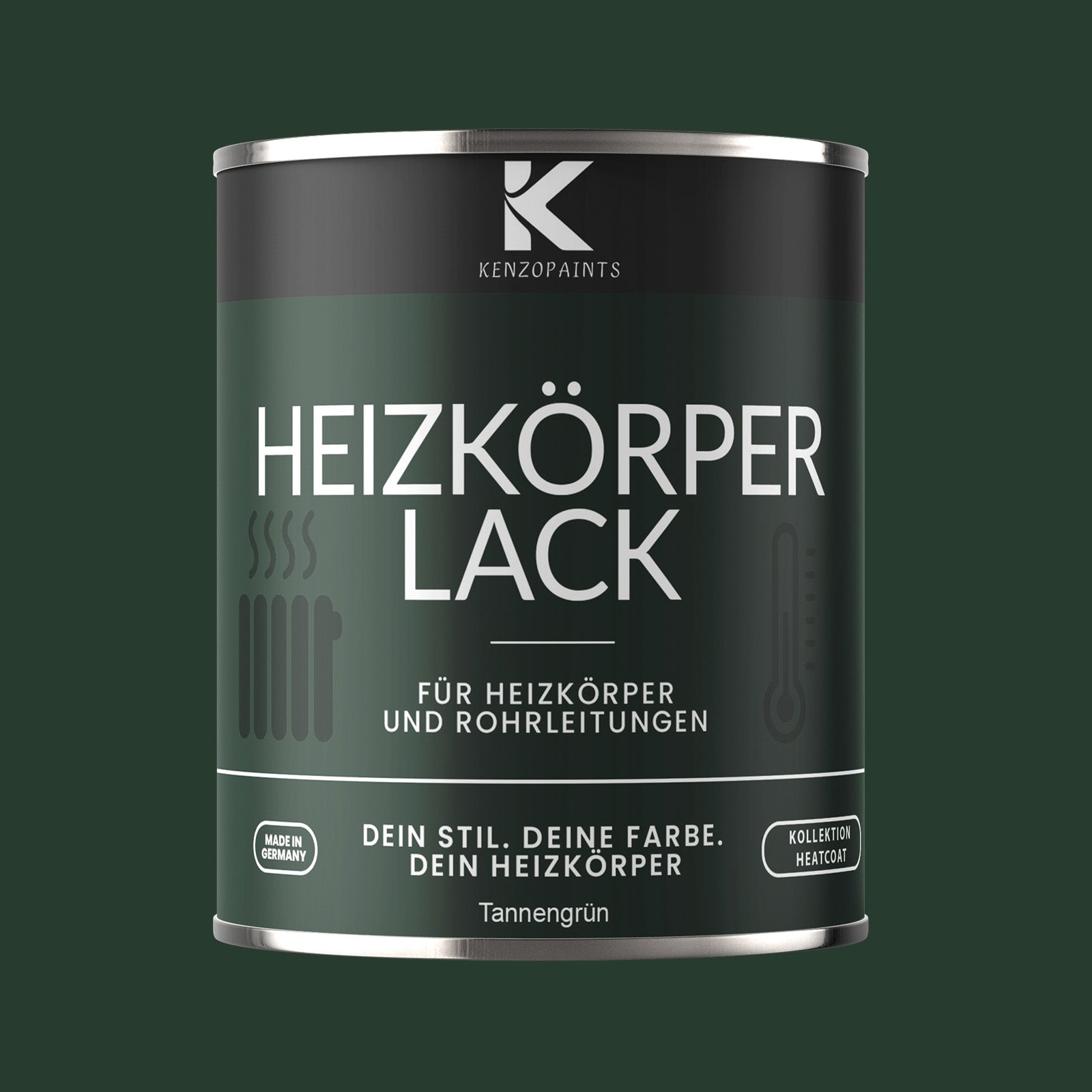 Kenzopaints Heizkörperlack Heizungslack - 750ml - Farbmanufaktur Contura Berkemeier - Farbmanufaktur Contura Berkemeier
