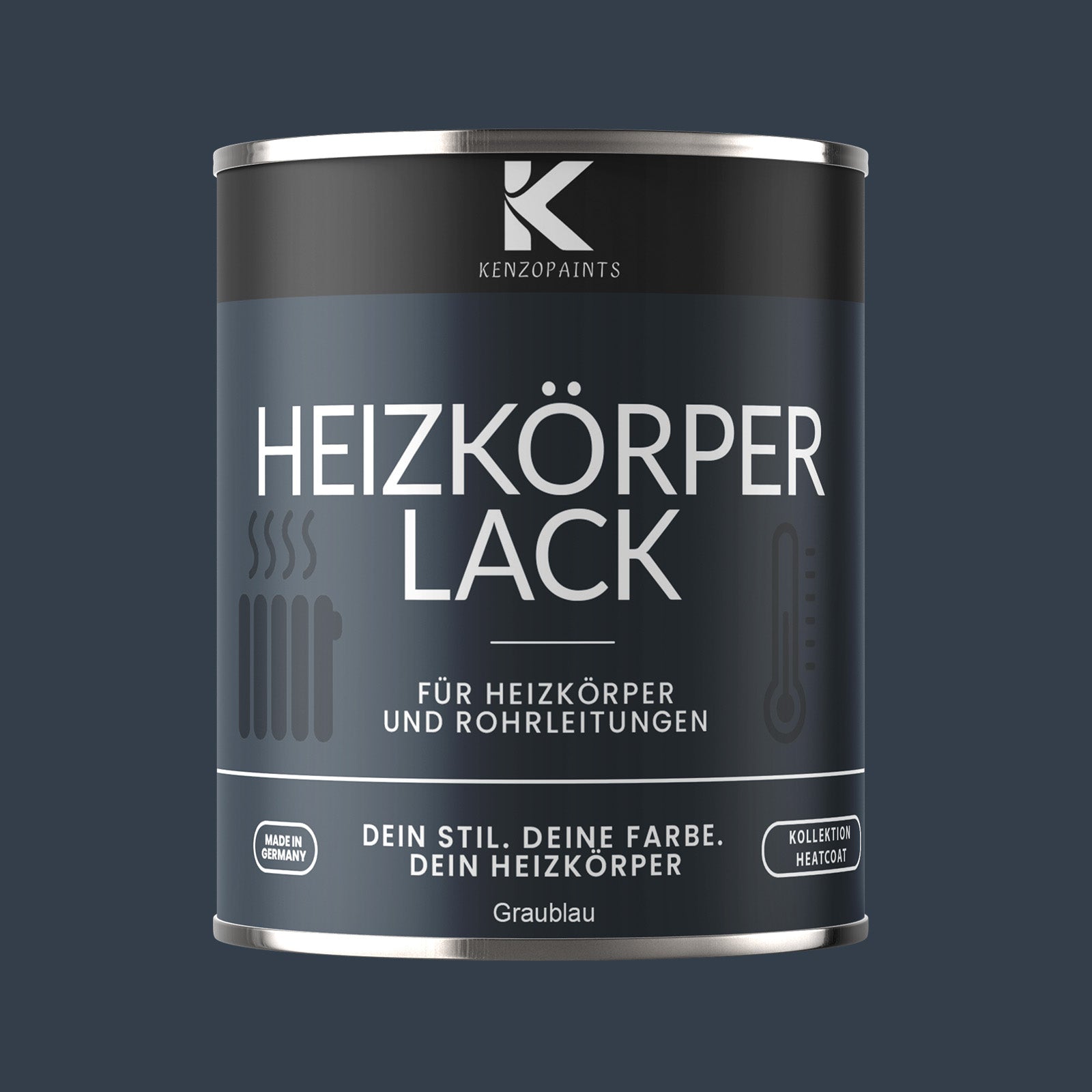 Kenzopaints Heizkörperlack Heizungslack - 750ml - Farbmanufaktur Contura Berkemeier - Farbmanufaktur Contura Berkemeier
