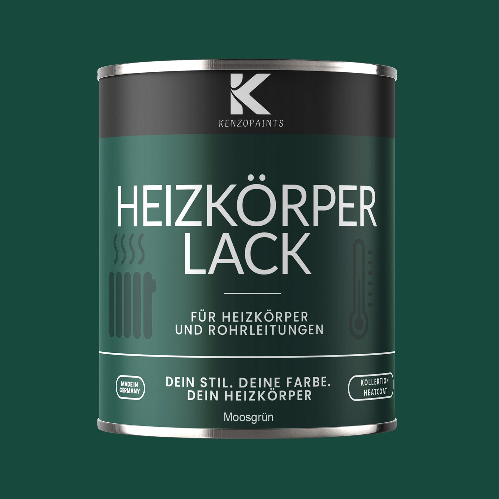 Kenzopaints Heizkörperlack Heizungslack - 750ml - Farbmanufaktur Contura Berkemeier - Farbmanufaktur Contura Berkemeier