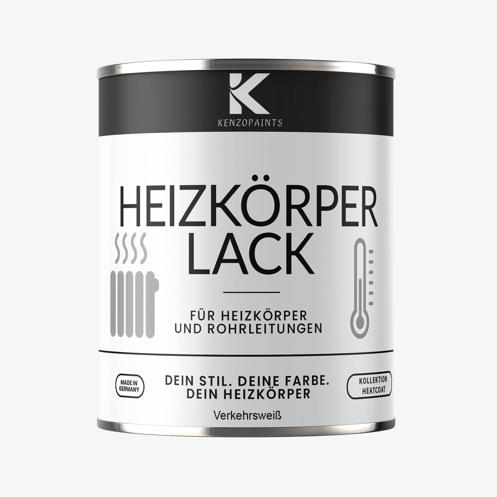 Kenzopaints Heizkörperlack Heizungslack - 750ml - Farbmanufaktur Contura Berkemeier - Farbmanufaktur Contura Berkemeier