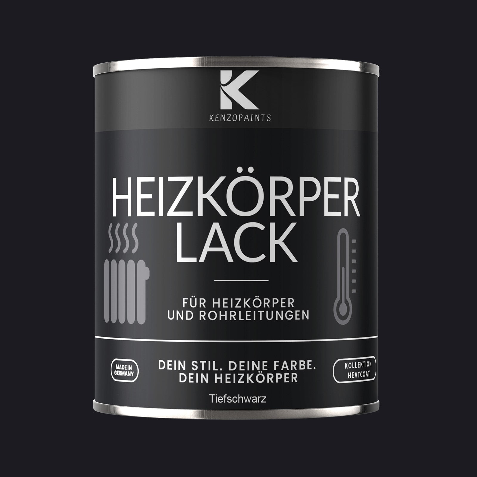 Kenzopaints Heizkörperlack Heizungslack - 750ml - Farbmanufaktur Contura Berkemeier - Farbmanufaktur Contura Berkemeier
