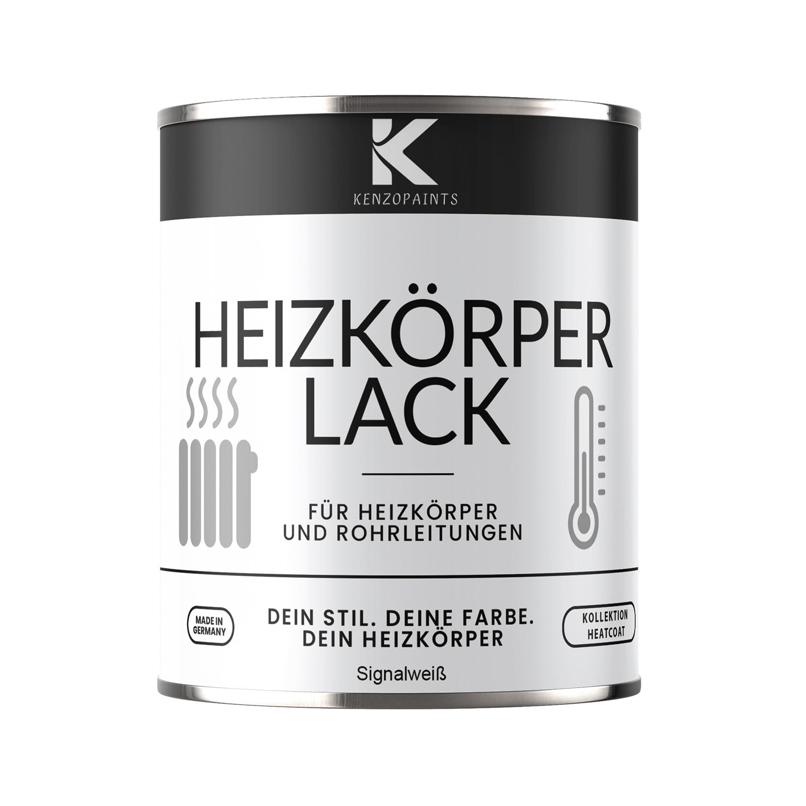 Kenzopaints Heizkörperlack Heizungslack - 750ml - Farbmanufaktur Contura Berkemeier - Farbmanufaktur Contura Berkemeier