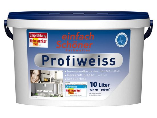 EINFACH SCHÖNER Profiweiss Wandfarbe Weiss Matt - Farbmanufaktur Contura Berkemeier - Wilckens