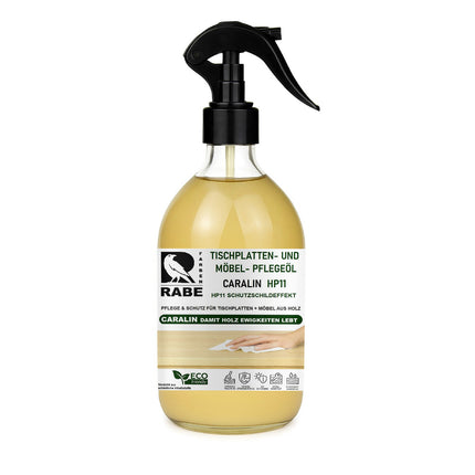 RABE Tisch und Möbel Pflegeöl Spray Holzöl Möbelpflege Massivholz Eiche Buche Öl