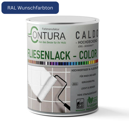 Fliesenlack ++Wunschfarbton++ Fliesenfarbe Lack Fliesen Wand Boden Bad Küche - Farbmanufaktur Contura Berkemeier - Farbmanufaktur Contura Berkemeier