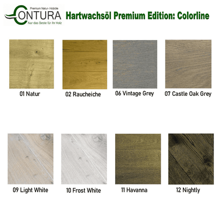 Contura FARBIGES Hartwachsöl Colorline Premium Hartwachs