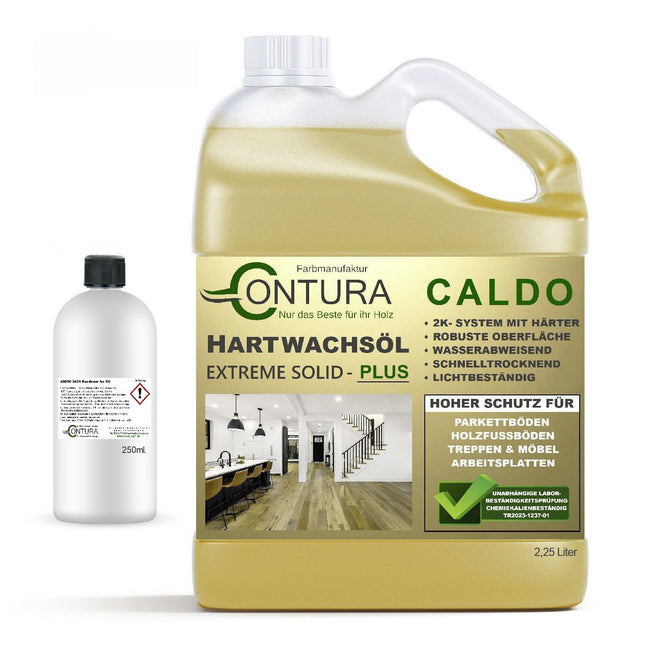 Contura Hartwachsöl 2K mit Härter Premium Holzöl Parkettöl Objektöl Treppenöl Fußbodenöl - Farbmanufaktur Contura Berkemeier - Farbmanufaktur Contura Berkemeier