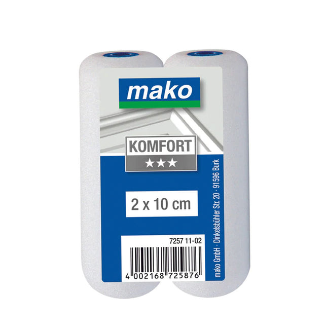 Mako Komfort Ersatzwalzen 2x10cm Ersatzrolle - Farbmanufaktur Contura Berkemeier - Mako