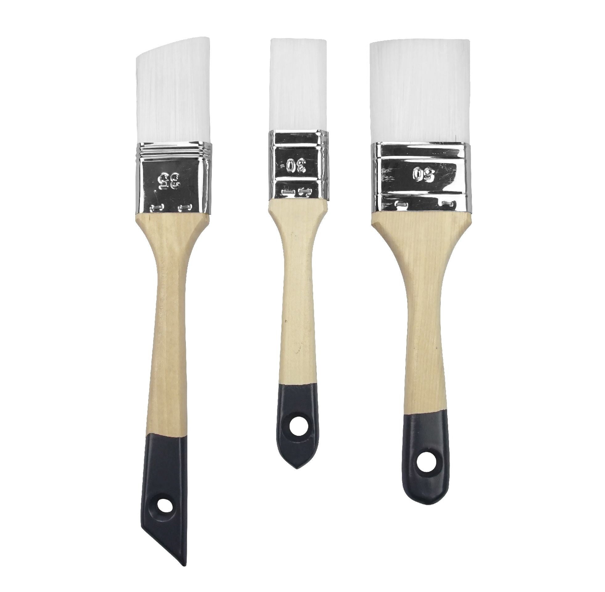 WOW TOOLS Plus Lackier/Fensterpinsel 3-tlg. - Farbmanufaktur Contura Berkemeier - Mako