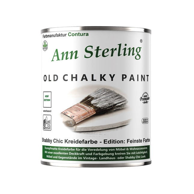 Ann Sterling Kreidefarbe Shabby Chic 750ml. - Farbmanufaktur Contura Berkemeier - Farbmanufaktur Contura Berkemeier