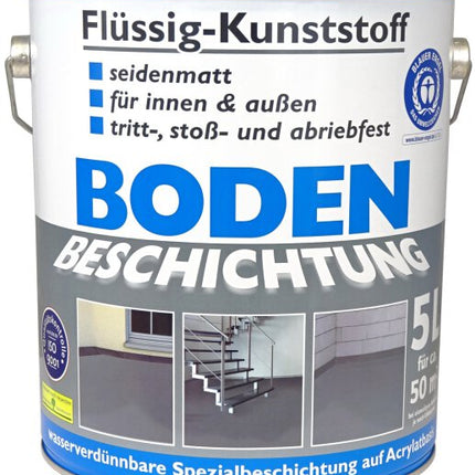 WILCKENS Flüssig Kunststoff Bodenbeschichtung 5 Liter Seidenmatt - Farbmanufaktur Contura Berkemeier - Wilckens