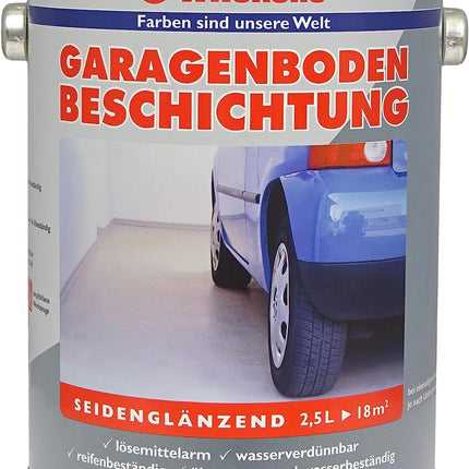 WILCKENS Garagenboden-Beschichtung 2,5 Liter Seidenglänzend - Farbmanufaktur Contura Berkemeier - Wilckens
